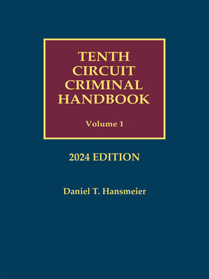 cover image of Tenth Circuit Criminal Handbook